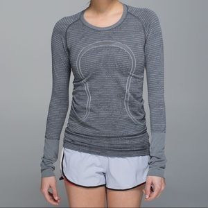 Lululemon Swiftly Tech Long Sleeve Size 8 Gray